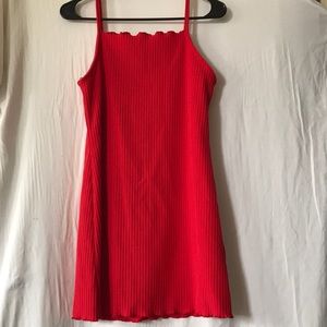 Red dress